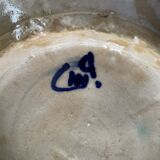 Cobalt blue Moroccan plate