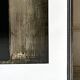 Large framed lithograph under glass by Pierre Soulages, Gandur Foundation.