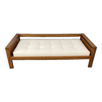 Pierre Chapo daybed in solid elm