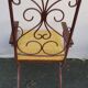 Lot de 6 fauteuils en ferronerie d'art de raymons menos  d'haiti
