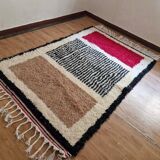 Handmade Moroccan wool rug, size 150 x 250 cm