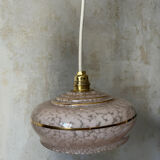 Pendant lamp / reading light in De Clichy glass