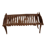 Wrought iron log holder