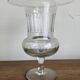 XXL neoclassical 19th-century medical vase in flat-cut crystal