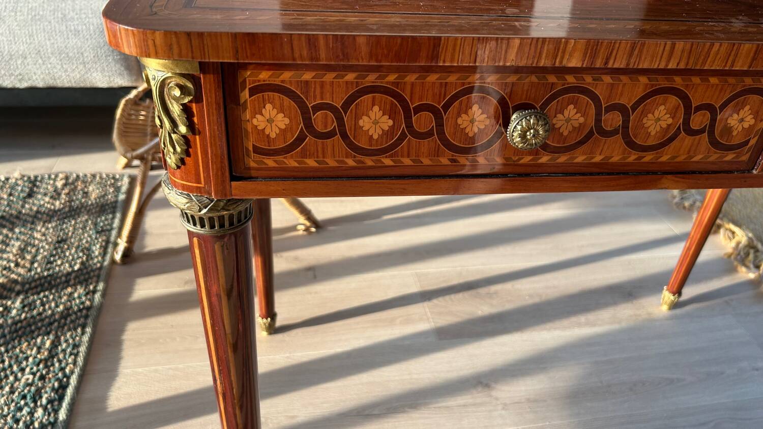 Marquetry desk