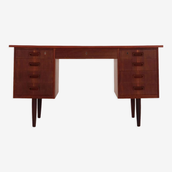 Teak desk 1970s scandinavian design