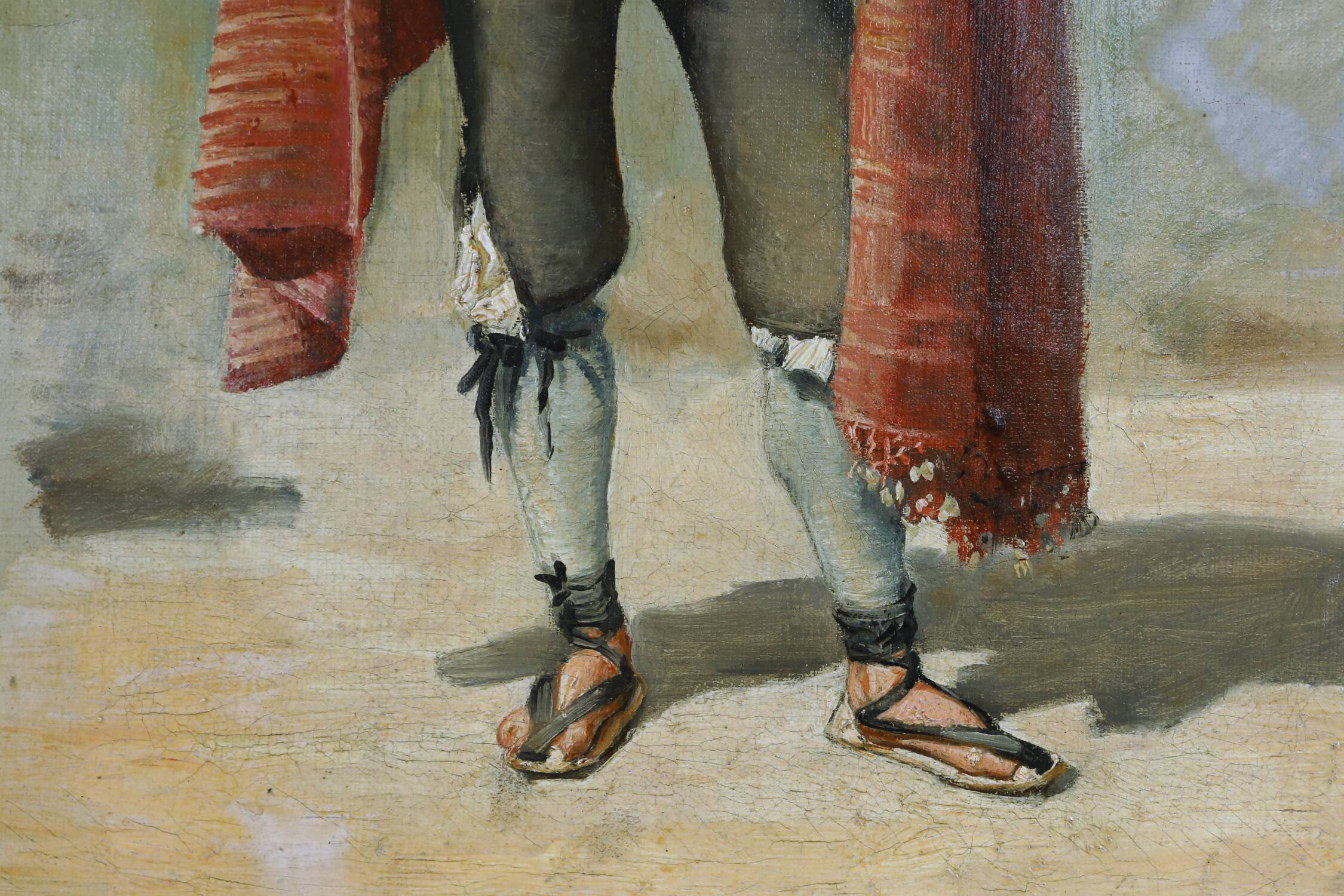 Peinture d'un homme vers 1850