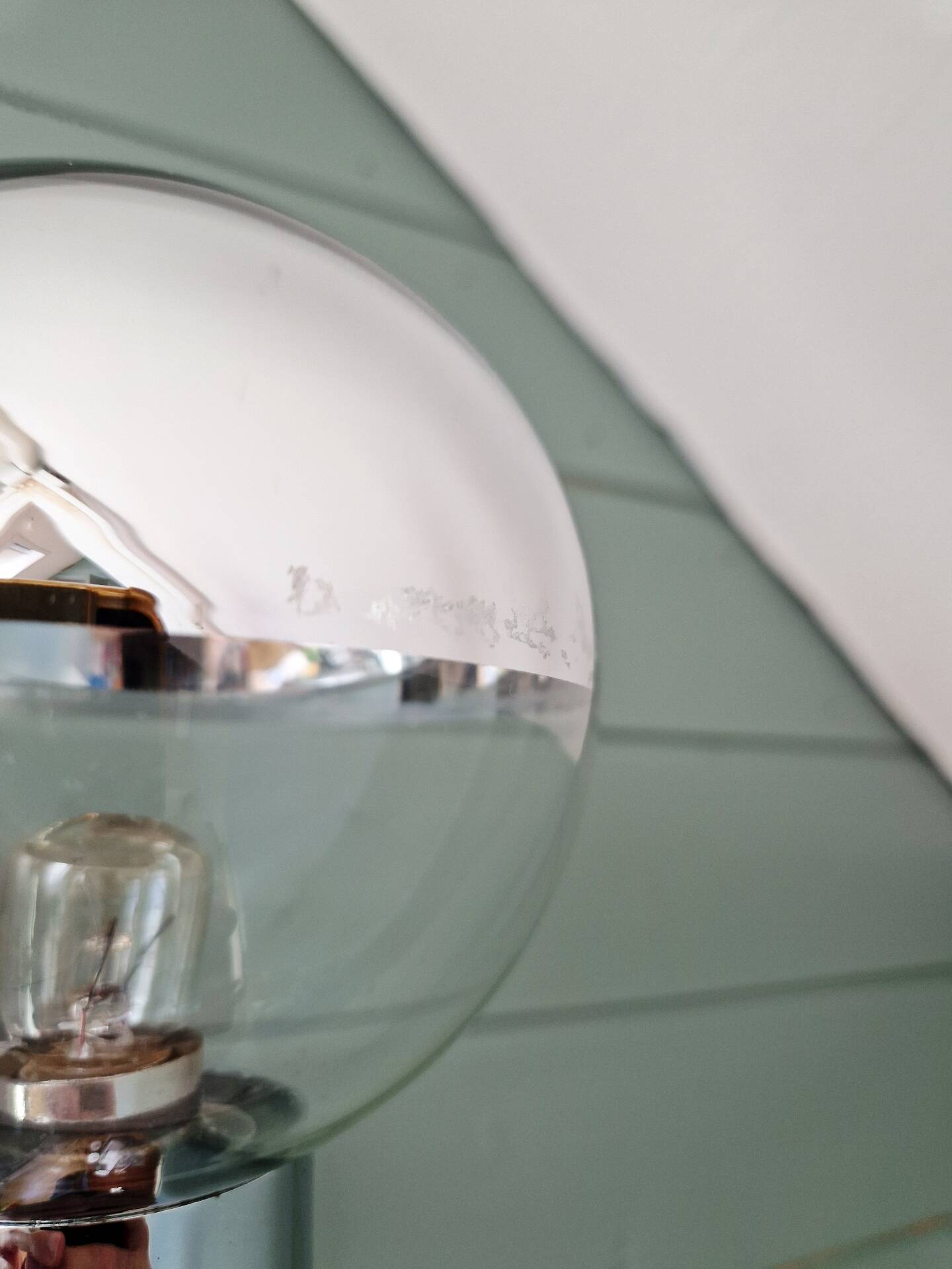 Pair of Space Age wall sconces, Motoko Ishii, Staff Leuchten, 1970