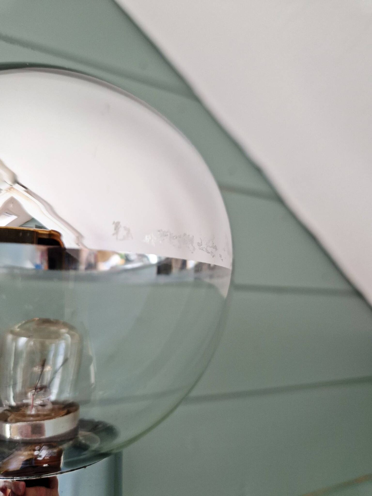 Pair of Space Age wall sconces, Motoko Ishii, Staff Leuchten, 1970