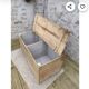 Restored solid poplar chest