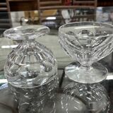 Set of 08 Saint-Louis champagne glasses