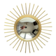 Miroir soleil œil de sorcière en laiton