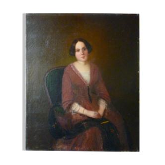 Portrait of a young woman late 19th century