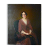 Portrait de jeune femme fin XIX
