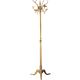Solid brass coat rack