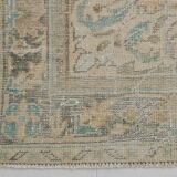 7x10 Light Yellow & Beige Vintage Rug 203x297Cm SK 21426