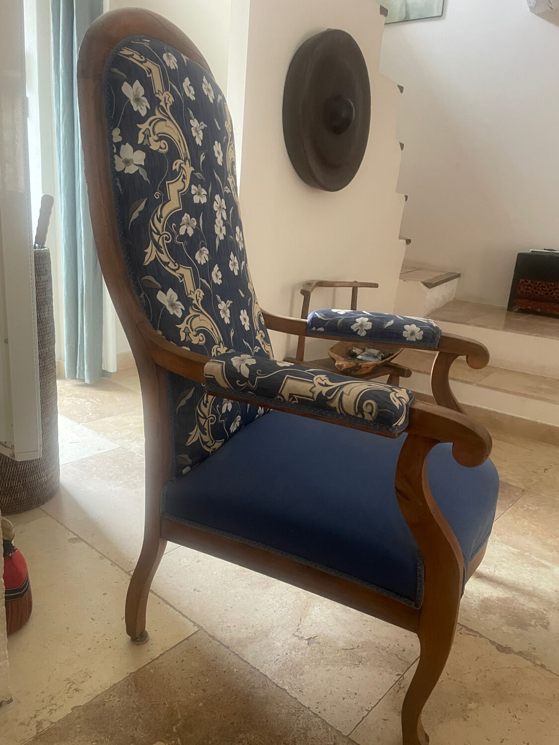 Voltaire armchair 19th century Restoration