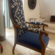 Voltaire armchair 19th century Restoration