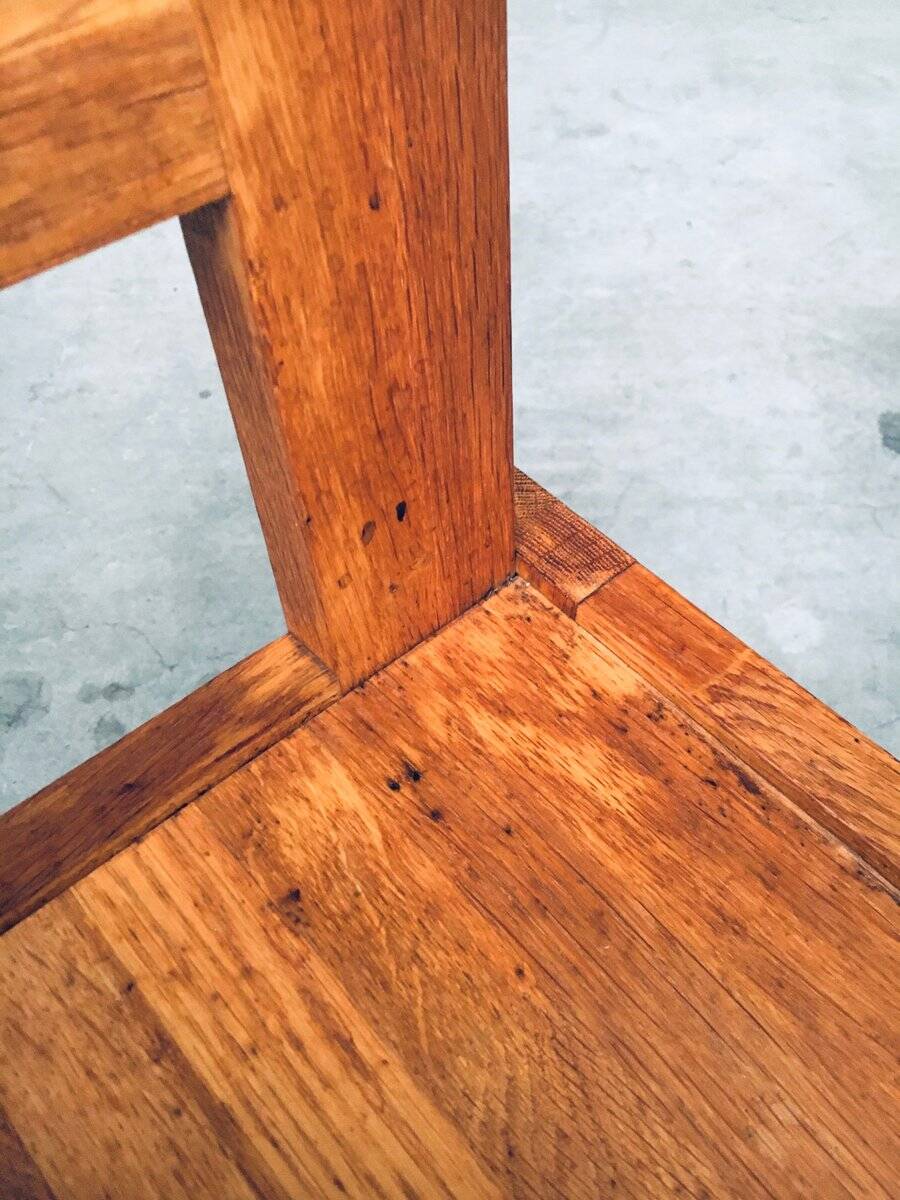 Postmodern Teak Side Chair, France, 1990s