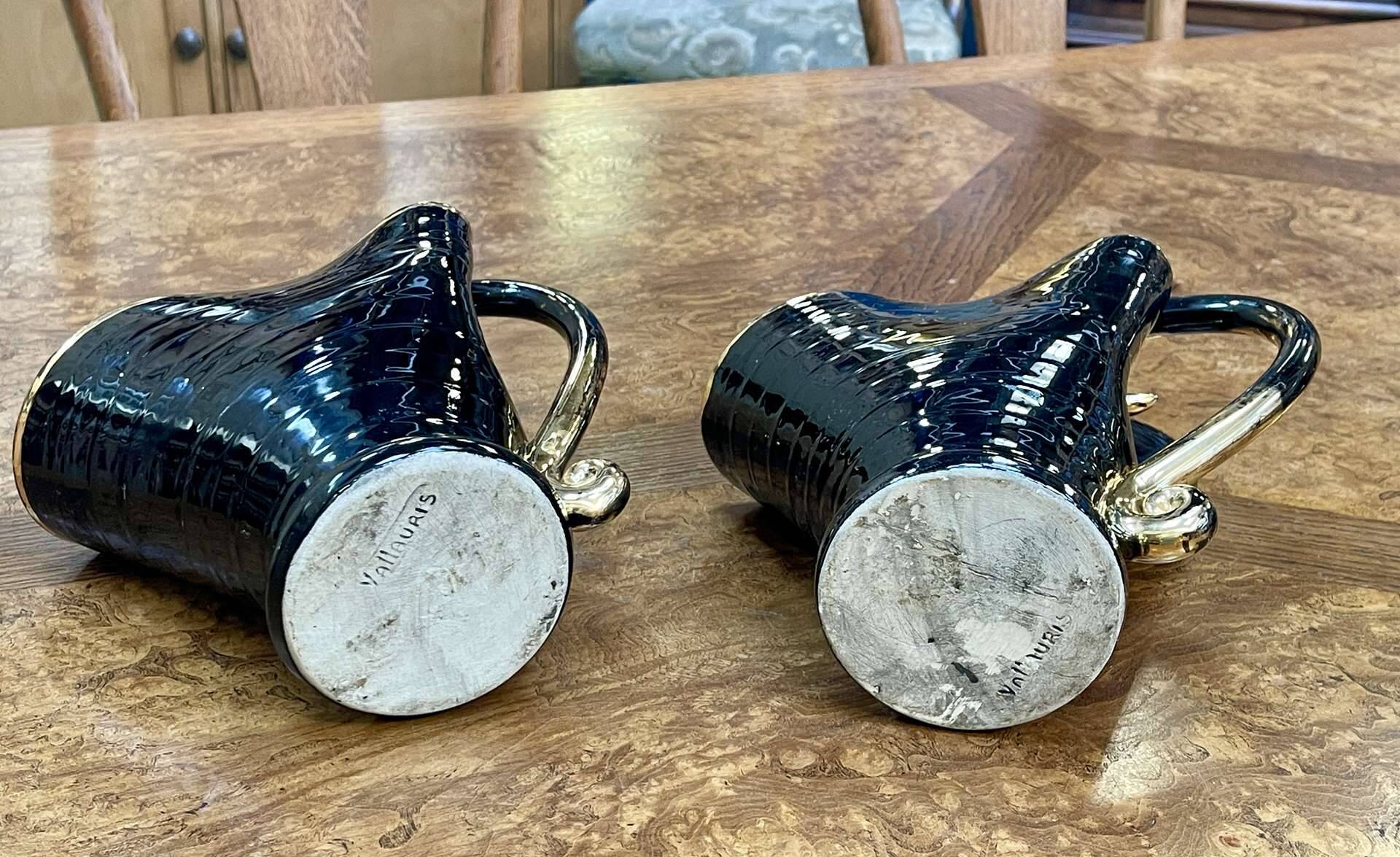 Pair of ceramic vases from Vallauris - 1970s