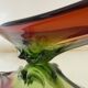 Large Murano crystal bowl from the 60s