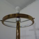 Brass and Glass Floor Lamp, 1970s