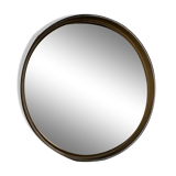 Mirror round cap 70s in smoked amber plexi