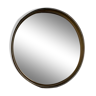 Mirror round cap 70s in smoked amber plexi