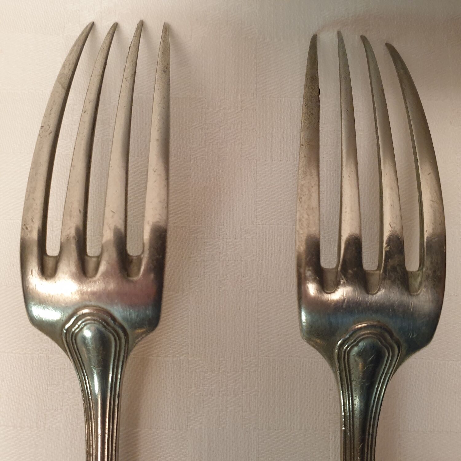 Cutlery part in silver metal christalba