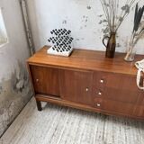 Enfilade teck XL années 60 constructiviste