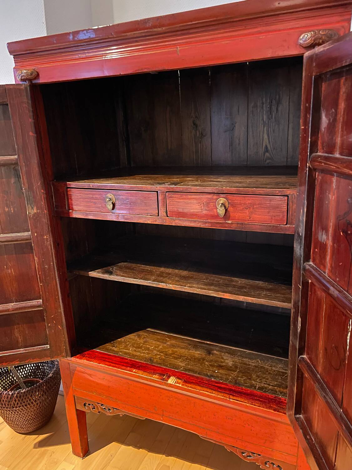 Armoire de mariage chinoise antique