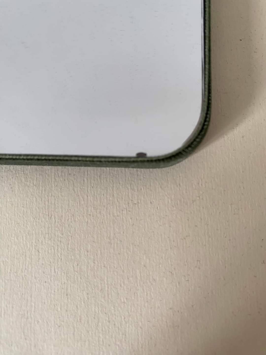 2 Small different velvet mirrors