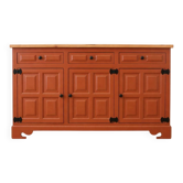 Buffet de style castillan espagnol étroit des années 1940