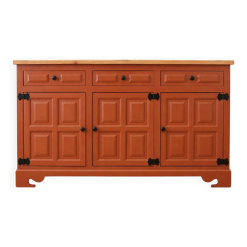 1940s Narrow Spanish Castilian Style Sideboard