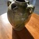 Glazed earthenware oil jug, Beauronne