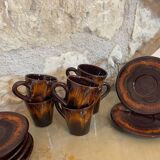 Vallauris, ceramic coffee service