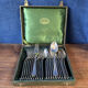 Christofle cutlery set model Boréal 24 pieces Silver-plated Metal Art D box