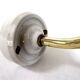 Wall lamp tulip pressed glass decoration shabby chic