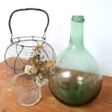 Demijohn green/blue round small format