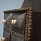 Primitive Wood Carved Kitchen Apothecary Spices Cabinet