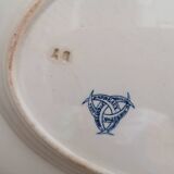 Oval earthenware dish Vieillard Bordeaux