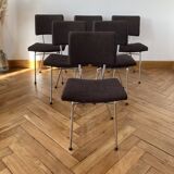 Set of 6 chairs 60s