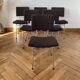 Lot de 6 chaises années 60