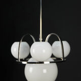 Bauhaus Chrome-plated Chandelier, 1930s