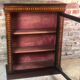 Low English style showcase/bookcase in mahogany and mahogany veneer 1930