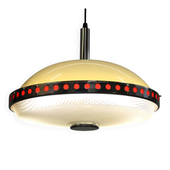 Space age plastic UFO ceiling lamp *** Massive *** Belgian design