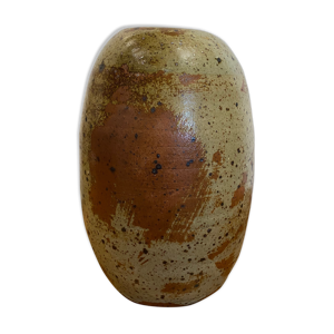 Vase en grés signé