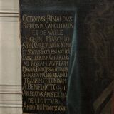 Portrait of a chancellor, oil on canvas dated 1727