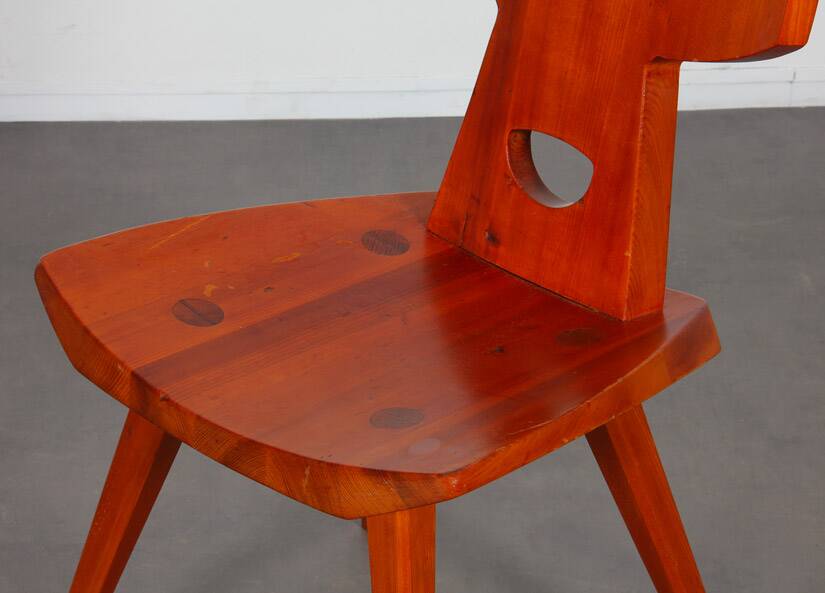Chaise en pin par Jacob Kielland-Brandt pour I. Christiansen, 1960