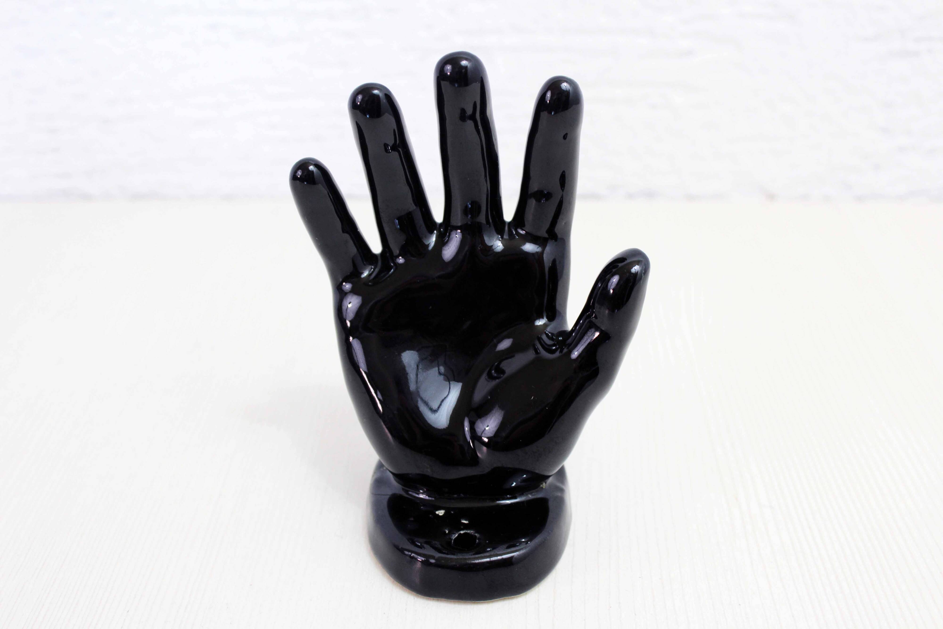 Earthenware hand soap holder